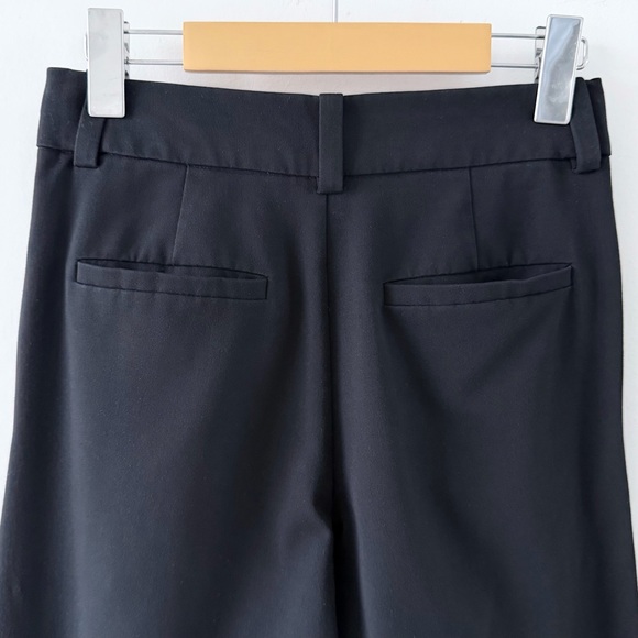 Aritzia Sunday Best Black Pleated Wide Leg Trousers High Rise 00 - Picture 6 of 10